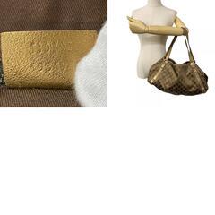 グッチ GUCCI トートバッグ GGキャンバス アビー ハンド ショルダーバッグ 130736 ブラウンの画像