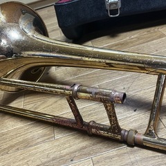 ジャンク★ YAMAHA テナートロンボーン YSL-252 マウスピース ハードケース付き ヤマハの画像