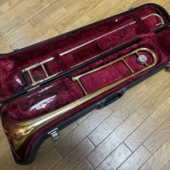 ジャンク★ YAMAHA テナートロンボーン YSL-252 マウスピース ハードケース付き ヤマハの画像