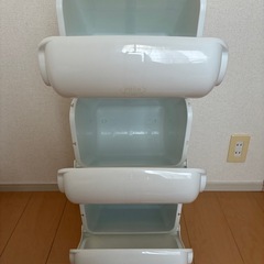 新品 ごみ箱 分別BOX ホワイト  の画像