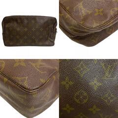 ルイヴィトン LOUIS VUITTON クラッチバッグ モノグラム トゥルーストワレット27 セカンドバッグ M45722 ブラウンの画像