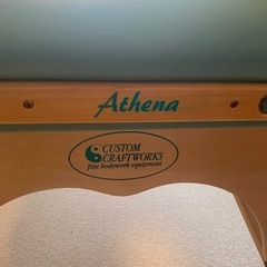 折りたたみ　マッサージベッド　Athena  custom craft works 医道の日本社(内部に2003年の記載有り)の画像