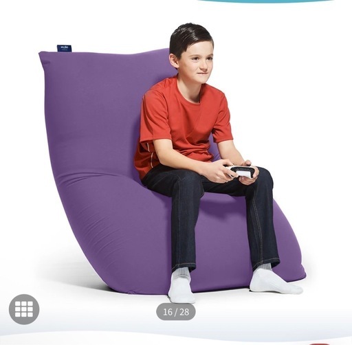 Yogibo Midi Premium Cover ネイビーブルー