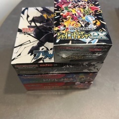 ポケモンカードbox4個の画像