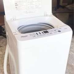 【即日配送可能★】Hisense ハイセンス 全自動 洗濯機 2019年製 4.5kgの画像