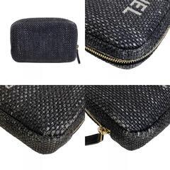 シャネル CHANEL ポーチ ココマーク ドーヴィル ネイビーの画像