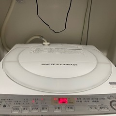 【SHARP 全自動洗濯機 7.0kg ES-GE7C】の画像