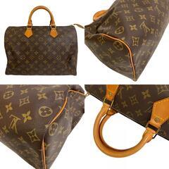 ルイヴィトン LOUIS VUITTON ボストンバッグ モノグラム スピーディ35 M41524 ブラウンの画像