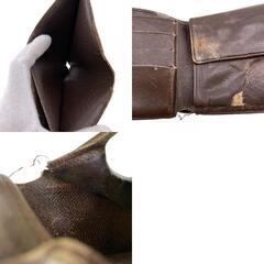 ルイヴィトン LOUIS VUITTON 二つ折り財布 ダミエ ポルトフォイユ マルコ N61675 ブラウンの画像