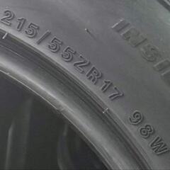 🌞215/55R17⭐工賃込み！エスティマ、クラウンアスリート、カムリハイブリッド、MIRAI、HS、オデッセイ、ヴェゼル、ジューク、ティアナ、フォレスター、レガシーアウトバック等に！バリ山！美品！MINERVA製サマータイヤ入荷しました🌞の画像