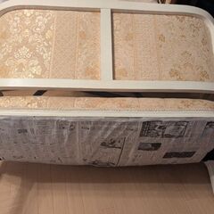 アンティークロココ調2人掛けソファーの画像
