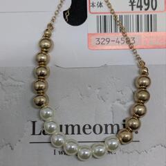 (新品)TT※OMIボールネックレス[淡金]の画像