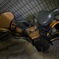 電動自転車15.4ah 子供後ろ前乗せ付きの画像