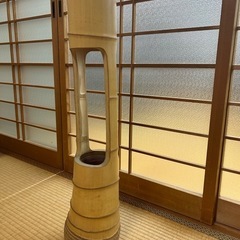 竹二重切　根付　竹筒　花入  花器 生け花の画像