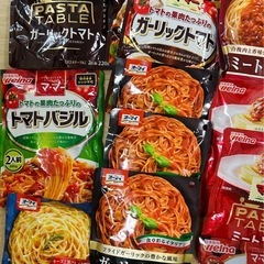 スパゲッティ、パスタソースセットの画像