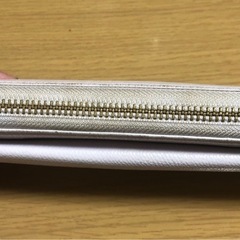 Samantha Thavasa パープル 長財布 ファスナーの画像