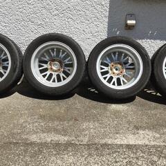 14インチ タイヤホイール バドックスSホールド レアサイズ ガリ傷無しの画像