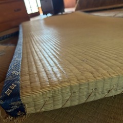 昭和　国産天然素材　藁の本畳　シュロの皮包みの画像