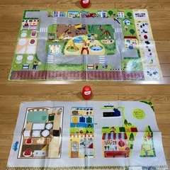 【こどもちゃれんじぷち】いろっち＆いろりん＋知育ブロックセット（500円）の画像