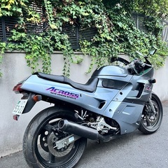 スズキ アクロス 低走行 実働車 激レアダブルディスク 便利なメットイン オイルプラグ交換済みの画像