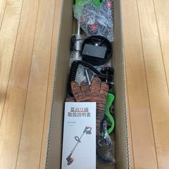 新品　草刈り機　芝刈り機　バッテリー式の画像