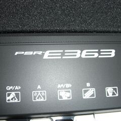 （1台限り★ジモティー特典あり★）ヤマハ　ポータブルキーボード　PSR-E363　黒　61鍵盤　　　高く買取るゾウ八幡東店の画像