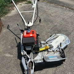 【希少３枚刃!!】★オーレック（KIORITZ） 自走式あぜ二面刈り草刈機 スーパーウイングモア　AZ1207TL 2輪駆動　バック付 ３枚刃★の画像