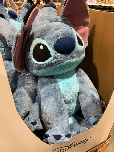 コストコ スティッチ 特大ぬいぐるみ BIGサイズ ブランケット付き