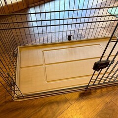 大型犬もゆったり使える！大型ケージ①（屋根なし）の画像