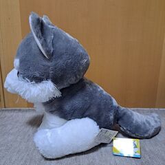 オオカミのぬいぐるみの画像