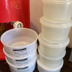 かき氷機＋製氷カップ8個セット!の画像