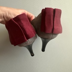 パンプス リボン ラウンドトゥ オリエンタルトラフィック ヒール7.5の画像
