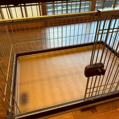 大型犬もゆったり使える！大型ケージ②（屋根あり）の画像