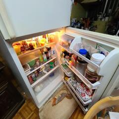 アメリカ製の冷蔵庫の画像