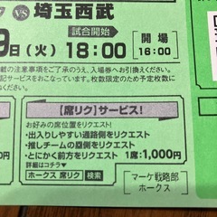 8／19（火）福岡ソフトバンクVS埼玉西武　2枚の画像
