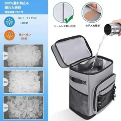 大型防水断熱クーラーバックパック 男女兼用 漏れ防止 キャンプ リュック 大容量 30Lの画像