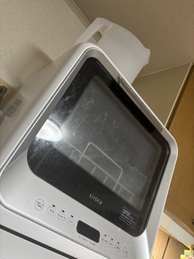 シロカの卓上食器洗い乾燥機 洗剤付き