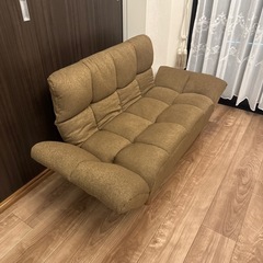 【ほぼ新品】コンパクトソファ(ポケットO BR)の画像