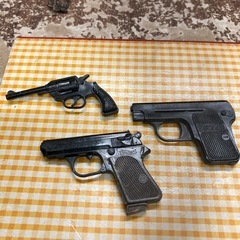 昭和レトロ　おもちゃ　ミニ銃　3個の画像