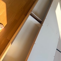 【取引中】ニトリ 引き出し付ダブルベッドの画像
