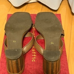 RANDA ブラウン　サンダル LLサイズの画像