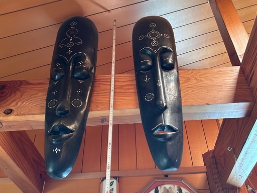 アフリカ　バリ島　お面　マスク　アジアンインテリア