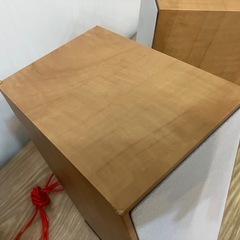 YAMAHA スピーカー　木製デザインの画像