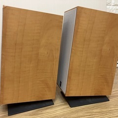 YAMAHA スピーカー　木製デザインの画像