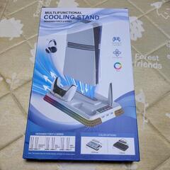 ❣️新品❣️　PS5 Pro/PS5/PS5 Slim対応 縦置きスタンド 多機能冷却ファンの画像