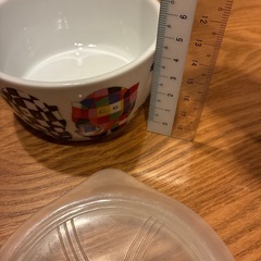 【USED】☆蓋付きレンジパック☆キャニスター☆保存容器☆可愛い象の柄☆の画像