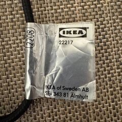 IKEA 大理石調ベース＆フィラメント風電球テーブルランプ（ほぼ未使用）の画像