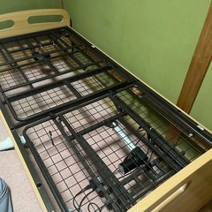 ニトリ　電動シングルベッド　ライズ2 2M-F/LBRの画像