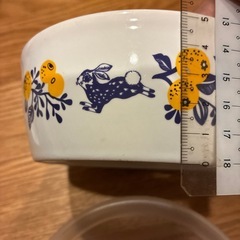【USED】☆蓋付きボウル☆キャニスター☆保存容器☆可愛い☆オルビス☆の画像