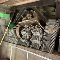 日本瓦葺　粘土素材の画像